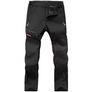 Postropaky Mens Hiking Snow Ski Pants Waterproof Outdoor Insulated Softshell Pants Snowboard Zipper Bottom Leg 32,28