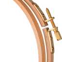 2 Pcs 6 Inch Large Wood Embroidery Hoops Embroidery Floss Hoop Cross Stitch Rings Sewing Hoops Embroidery Ring Frame Wall Hanging Embroidery Hoop