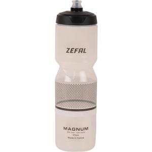 Zefal Magnum 975ml Bike Water Bottle  Translucent Black  Large 33 oz BPA-Free Polypropylene Cycling Bottle with Soft Silicone Nozzle, Odorless Taste, Secure Fit & Lightweight French Construction