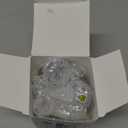 Hicarer LED Light up Rings Bachelorette Flashing Party Favors Plastic Diamond Glow in The Dark Ring for Birthday Wedding Bridal Shower Party Accessories Supplies (White)