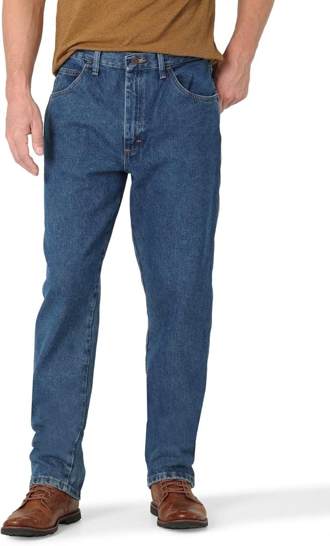 Rustler Men's Classic Relaxed Fit, 38W x 30L