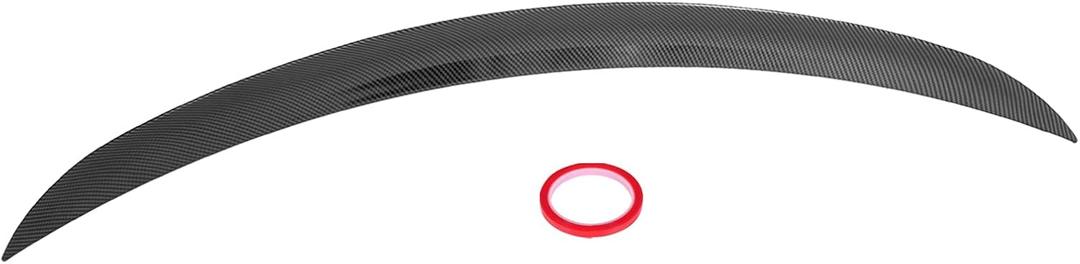 Rear Spoiler for BMW 3 Series E90 M3 Sedan 2008-2011 Trunk Spoiler Wing 2006-2011 Trunk Tail Rear Trunk Lid,Carbon Fiber Style Performance - MP Style