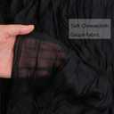 Snowkingdom 10 Ft Black Cheesecloth Table Runner, 120 inch Long Cheese Cloth Boho Gauze Runner for Wedding Bridal Baby Shower Birthday Holiday Party Sheer Halloween Table Decorations, X-Large