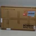 Keonjinn 20 x 30 Inch Black Bathroom Mirrors for Over Sink, Beveled Rectangle Framed Mirrors for Wall, Black Bathroom Vanity Mirror, Tempered Glass, Farmhouse Style, Hangs Horizontally or Vertically