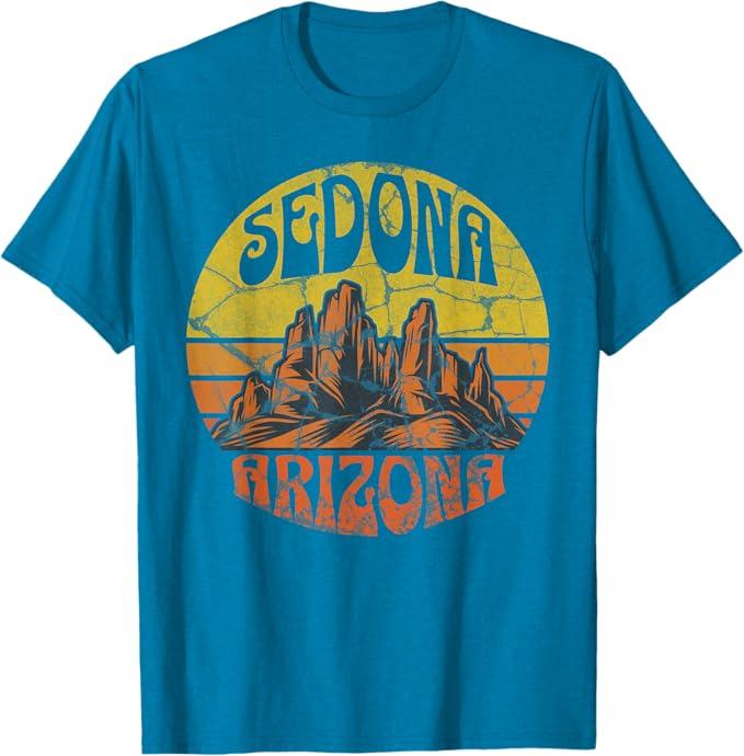 Sedona Arizona T-Shirt, Sapphire Blue, L
