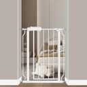 Fairy Baby Small Narrow Baby Gate for Doorways Stairs Hallway 25-27 Inch Wide, Pressure Mounted Walk Through Gates, Indoor Safety Child Gates for Kids or Pets