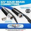 30FT Heated Water Hose for Rv,Heated Water Hose Antifreeze to -45F,Great Rv Accessories for Campers,Livestock,Agriculture,Lead and BPA Free