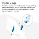 UPPAbaby Adapter for Minu V3 - Compatible with Aria and Mesa Infant Car Seats - Quick + Secure Attachment - 1 Pair