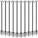 AILBTON 10 Pack 10Ft String Light Poles,Light Poles for Outside String Lights,Outdoor Light Poles with Fork,Metal Pole Stand for Patio,Backyard,Deck