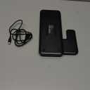 Wireless Charger for iPhone Charging Station, Foldable 4 in 1 Fast Charging for iPhone 16 15 14 13 12 Pro Max Plus, Charger Stand for Apple Watch & Airpods 4 3 2 Pro,for Samsung Series Black