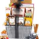 Broadway Basketeers Valentines Snack & Sweets Gift Basket for Women, Cookies, Popcorn, Chocolate, Pretzels & Sweets – Thank You Gift for your Loved Ones