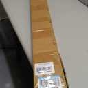 Tension Shower Curtain Rod 51-126In(4.25-10.5Ft), Long Shower Curtain Rod No Drilling for Window or Bathroom Patio, Adjustable Spring Shower Rod, Easy to Install Never Rust Rod Diameter 1.26Inch-Black