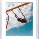 20x24 White Picture Frame  Engineered Wood with Polished Plexiglass, Wide Border Design for Wall Mounting  Ideal for Home or Office Dcor