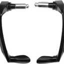 Universal CNC Aluminum Alloy Motorcycle Handguards - Heavy Duty Handle Bar Hand Guards for Dirt Bike Motocross ATV Scooter CNC Bracket Protector
