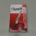 Sharpie Permanent Markers, Fine Tip, Black, 12 Count - For Classroom, Office, & Home, Quick Drying, Fade Resistant, For Wood, Plastic, Paper, Metal, And More, Ideal for Posters, Drawing, Coloring