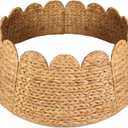 Christmas Tree Collar, 28" Woven Hyacinth Xmas Tree Collar for Artificial Trees, Woven Tree Stand Base Cover, Christmas Tree Skirt for Holiday Home Decoration