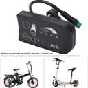 ‌S810 Bike Computer Display - 36V/48V Water Proof Cycling Meter with Speed Tracking for JN Controller & Pasion E-Bikes,22.2mm Handlebar Mount