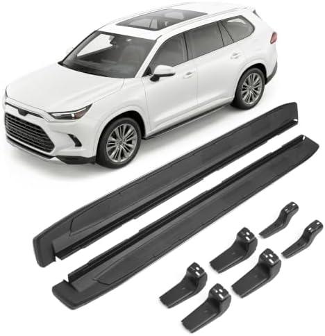 Running Boards Side Steps Compatible with Toyota Grand Highlander/Lexus TX350 TX500h TX550H+2023 2024 2025 2026 Accessories, 2PCS Heavy-Duty Nerf Bars Pedals Quick & Easy to Install