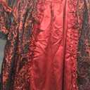 18th Century Rococo Floral Pattern Victorian Dress for Women Renaissance Costume Historical Period Masquerade Themed Clothing, XL