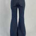 SOLY HUX Women's Low Rise Flare Leg Stretchy Denim Pants Y2k Going Out Bell Bottom Jeans (Blue, M)