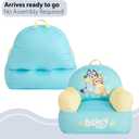 Bluey Kids Sofa Bean Bag Armchair, Soft Plush Lounge Chair for Bedroom or Playroom