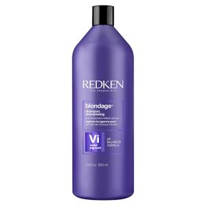 Redken Blondage Purple Shampoo For Blonde, Bleached or Highlighted Hair - Neutralizes Brassy Tones With Salicylic Acid, Color Depositing (33.8 Fl Oz (Pack of 1))