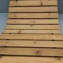 LINSHRY 10FT Wooden Garden Pathway, Outdoor Roll Out Decorative Garden Walkway, Weather-Resistant Non-Slip Hardwood Walkway Pavers for Garden, Backyard, Beach, Wedding Party Pathways