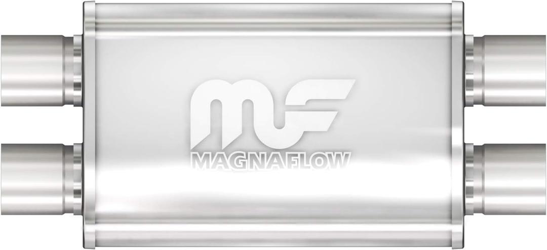 MagnaFlow X-PIPE Performance Muffler 11386 | 2.5" Inlet/Outlet (2.5 in. Inlet/Outlet)