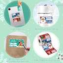 2 x OHOME 500 PCS Christmas Gift Tags - Gift Tags for Christmas Presents - Christmas Gifts for Women Men Kids - Christmas Wrapping Paper - Christmas Decorations,2.95 x 1.6 Inch