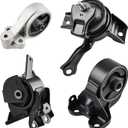 JDMON 4Pcs Engine Motor & Transmission Mount Kit Replacement for Kia Spectra L4 2.0L 2004 2005 2006, Auto Trans Compatible with A6776, A7142, A7144, A7178,218302F300, 219302F500, 218102F560