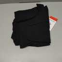 Houmous  29''31''33''35'' Inseam Women's Cotton Bootcut Pants Inner Pocket (Black, L)