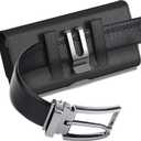 CoverON Holster for Samsung Galaxy A56 A37 A36 A26 A35 A25 A15 A55 A54 A53 A52 A51 A50 A71 A24 A22 A20 5G, Cell Phone Case Belt Clip Magnetic Close Carrying Leather Pouch (Fits Otterbox or Any Case)