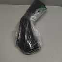 Color&Geometry Chenille Pile Small Bathroom Rugs Upgraded Denser, 16"x24" Non Slip Absorbent Black Bath Mats for Bathroom Thin Fit Under Door, Washable Quick Dry