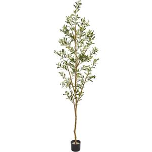 Nearly Natural 82in Olive Artificial Silk Trees