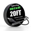 Starlink Mini Cable 20FT - 18AWG Waterproof Starlink Mini USB C Cable, Works with 100W+ PD Source