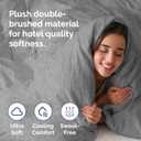 Duvet Cover Cal King Size Set - Extra Soft Cal King Duvet Cover 104" x 98" with 2 Pillow Shams - Hotel Luxury, Easy Care & Fade Free w/ Zipper Closures & Ties - Comfy and Breathable (Heathered Grey)