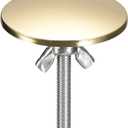 Uxcell Kitchen Sink Hole Covers, 1Pcs - Zinc Alloy Faucet Hole Cover, Soap Dispenser Hole Cover for Washbasin Sink Countertop Counter Space (Champagne Gold)