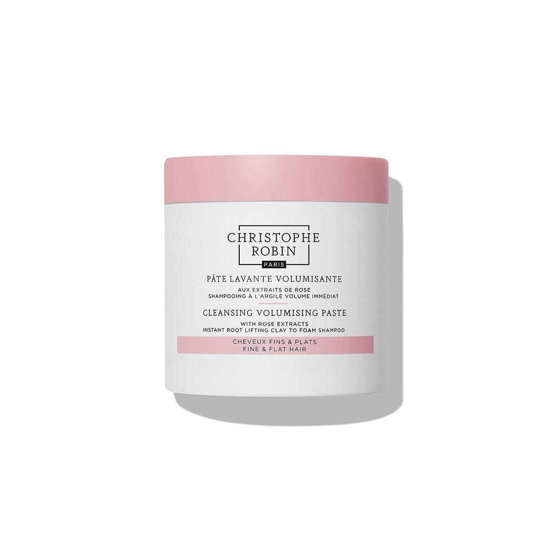 Christophe Robin Cleansing Volumizing Paste Shampoo with Rassoul Clay Rose Extracts Unisex Paste for Fine, Thin, and Flat Hair Color Safe - Travel Size 2.5 fl. oz (2.5 Fl Oz (Pack of 1))