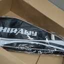 HIRALIY Badminton Set, 4 Rackets, 12 Birdies, 1 Carrying Bag, 4 Grip Tapes