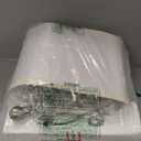 20.5 inches Modern Ceramic Green Bedside Lamp Set of 2 for Bedroom Decor Farmhouse Table Lamp for Living Room Office Dorm