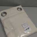 NICETOWN Natural Linen Curtains 84 inch Long 2 Panels Set, Grommet Top Thick Linen Burlap Semi Sheer Vertical Drapes Privacy Assured with Light Filtering for Bedroom/Living Room, W55 x L84