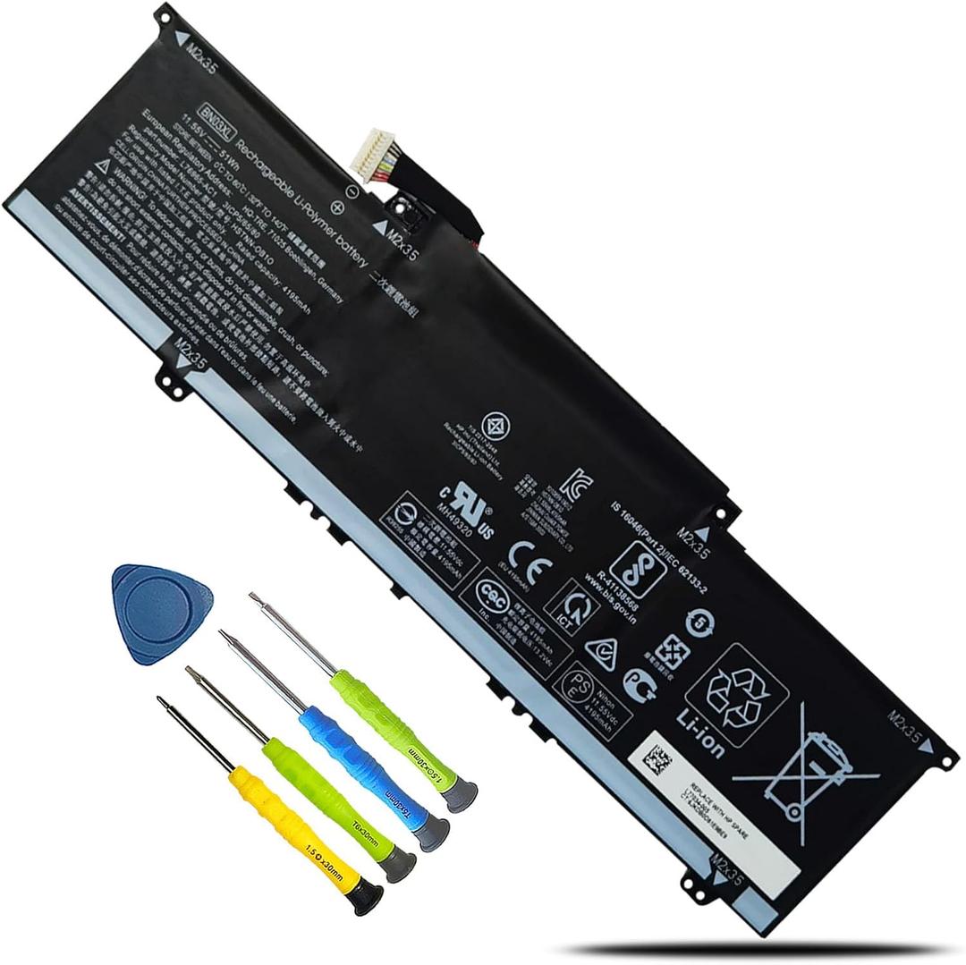 BN03XL L77034-005 Laptop Battery Replacement for HP Envy 13 13-ba 13-AR 13-AY Envy X360 15 2020 15-ED 15M-EE 15M-EE0013DX 15M-EE0023DX Series L770374-005 L76965-271 HSTNN-DB9N 51Wh