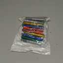 6 Pack 18 Inch Christmas Stockings with 10 Pcs Glitter Glue Pens Red Christmas Stocking Glitter Glue Tube for Holiday Fireplace Decorating DIY Art Project