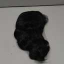 AISI HAIR Bob Curly Wig Synthetic Short Black Wig with Bangs Natural Looking Heat Resistant Fiber Hair for Women