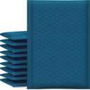UCGOU Bubble Mailers 5x8.6 Inch Usable Size 5x7 Inch Navy Blue 50 Pack Padded Envelopes Small Business Mailing Packages Self Seal Adhesive Waterproof Boutique Shipping Bags for Jewelry Makeup Supplies