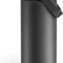 ENCOOL Insulated Water Bottle with Straw Stainless Steel Water Bottle, Leak-Proof, BPA-Free, Double Wall Vacuum Keeps Cold for 24 Hours for Sports, Travel, School (32 oz, Black Night)