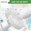 12 Pack Universal Fit in-Line Filters for CPAP and BiPAP Machine, Filter Resmed Airsense/Aircurve 10/11 Supplies, Dreamstation 2 Replacement Accessories Parts, C Pap 22/25mm Tube Machines