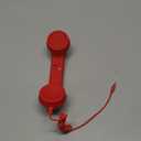 Retro Phone Handset for iPhone & Android,2026 New Cell Phone Receiver with Microphone & Speaker, Classic Vintage Old School Telephone Receiver for Mobile Phones,90s Style Prop for Photos (Red)