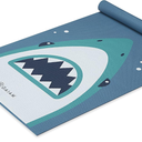 Gaiam Kids Printed Yoga Mat, Non-Toxic, Fun Design, 3mm
Ages 5-8 | Textured Non-Slip Surface | 6P-Free PVC | 60"L x 24"W | Downloadable Kids Yoga Class