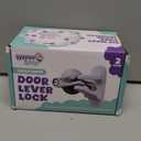 Door Lever Lock (2 Pack)  Prevents Toddlers from Opening Doors  Easy One-Hand Operation for Adults  Durable ABS with 3M Adhesive Backing  No Tools Needed for Install (White)